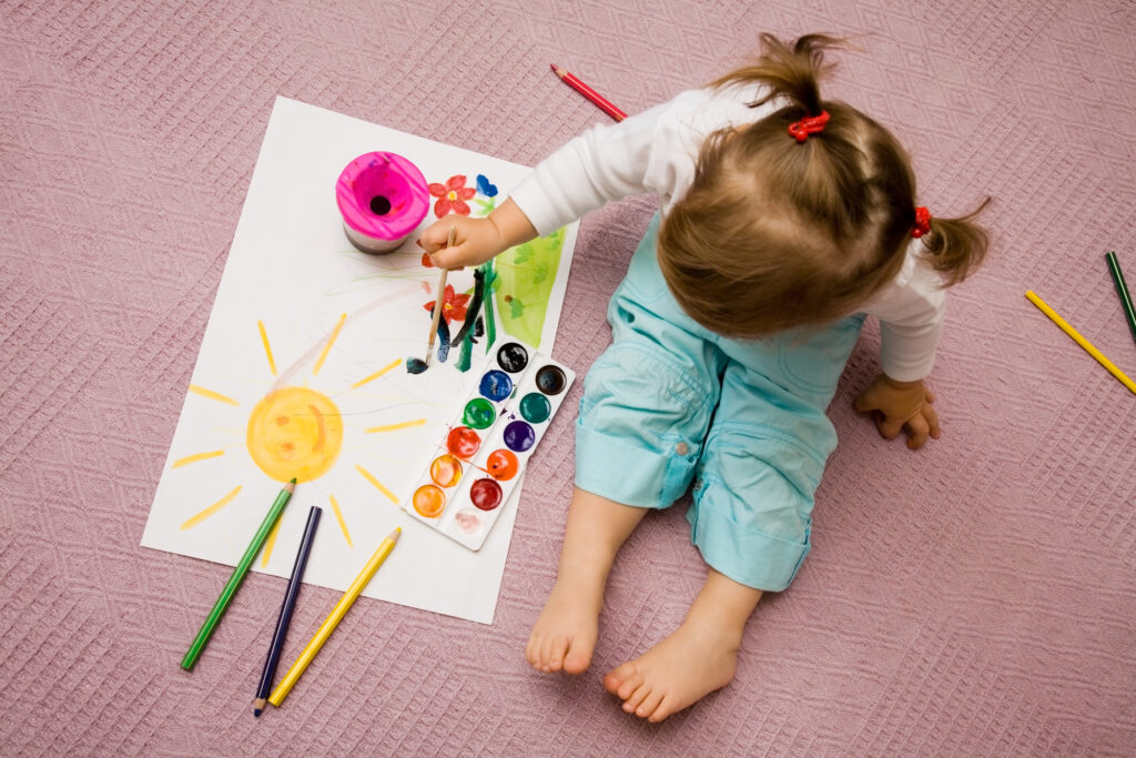 Babys painting